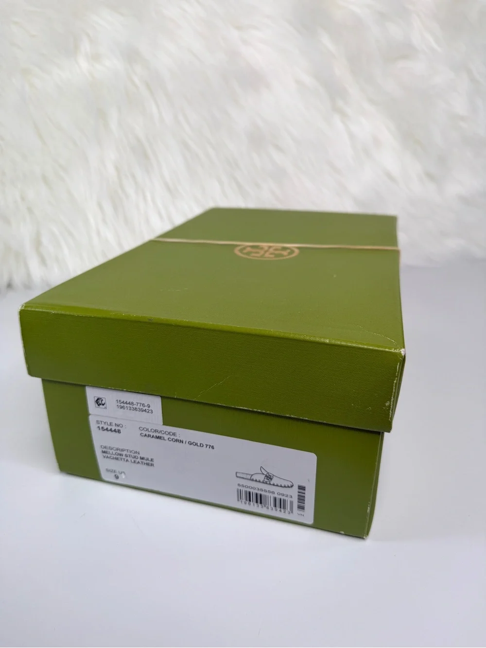 Tory Burch Women’s Mellow Studded Mule - Caramel Corn - Size 9
